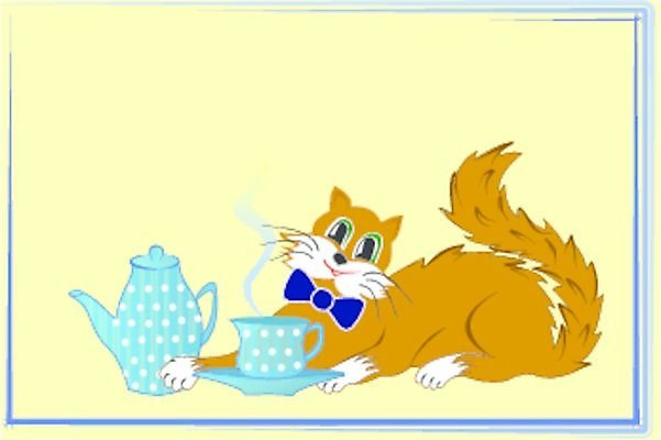 EPS 해외이미지 행복 일러스트 명함 미소 컵 고양이 컵받침 활 가격표 초대 거짓말 활자 해외일러스트 식기 감정 포유류 표정 반려동물 받침대 활자판 파일형식 벡터 이미지허브