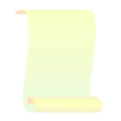 EPS 해외이미지 종이 일러스트 사람없음 노란색 공백 두루마리 양피지 해외일러스트 컬러 파일형식 벡터 이미지허브