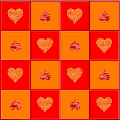 EPS 해외이미지 디자인 백그라운드 패턴 일러스트 벽지 발렌타인데이 사랑 그래픽 장식 빨간색 흰색 하트 두루마리 심볼 타일 사인 심플 쉬운 스타일 반복 해외일러스트 모양 감정 컬러 무늬 데이이벤트 파일형식 벡터 이미지허브