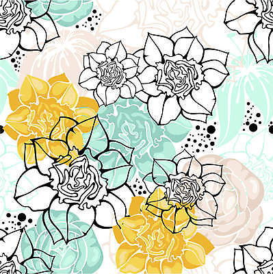 EPS 해외이미지 디자인 꽃 백그라운드 일러스트 추상 사람없음 원형 우아함 해외일러스트 도형 식물 컨셉 무늬 파일형식 벡터 이미지허브