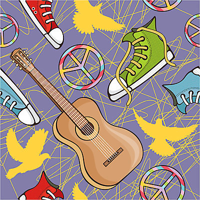 EPS 해외이미지 디자인 백그라운드 운동화 일러스트 추상 사람없음 기타 비둘기 피스마크 스타일 해외일러스트 기호 신발 무늬 조류 현악기 평화 파일형식 벡터 이미지허브