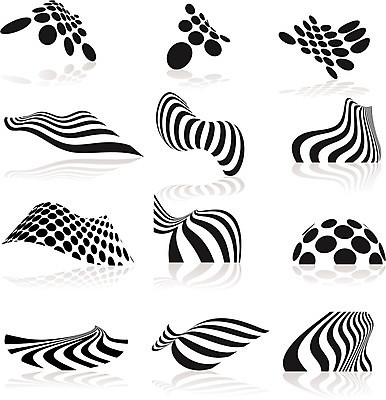 EPS 해외이미지 디자인 실루엣 백그라운드 패턴 곡선 일러스트 추상 세트 스크린 검은색 흰색 점 변화 인쇄 심볼 질감 왜곡 해외일러스트 선 컬러 컨셉 무늬 촬영기법 파일형식 벡터 이미지허브