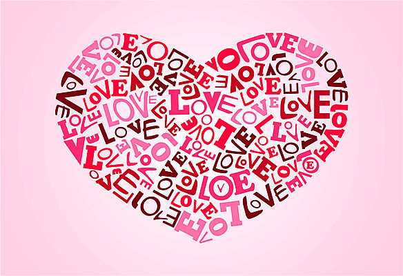 EPS 해외이미지 알파벳 분홍색 일러스트 발렌타인데이 사랑 단어 낭만 하트 달콤 편지 레이아웃 모음 해외일러스트 모양 문자 영어 감정 컬러 컨셉 데이이벤트 한글 맛 파일형식 벡터 이미지허브
