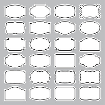 EPS 해외이미지 디자인 일러스트 사람없음 세트 라벨 빈티지 해외일러스트 컨셉 프레임 파일형식 벡터 이미지허브