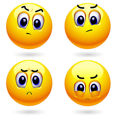 EPS 해외이미지 생각 일러스트 사람없음 노란색 분노 찡그림 고민 삐침 서운함 의아 이모지 해외일러스트 감정 컬러 모션 표정 파일형식 벡터 이미지허브