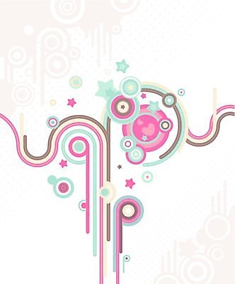 EPS 해외이미지 디자인 별 백그라운드 곡선 일러스트 추상 사람없음 하트 원형 구성 스타일 해외일러스트 자연요소 모양 도형 선 무늬 파일형식 벡터 이미지허브