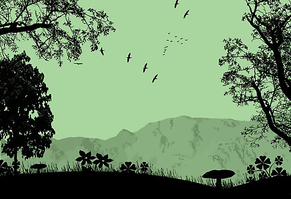 EPS 해외이미지 나무 디자인 계절 꽃 실루엣 줄기 잎 일러스트 자연 조류 산 아이디어 파노라마 미술 풍경 잔디 초록색 파란색 환경 힘 성장 나뭇가지 시골 분위기 숲 큼 땅 언덕 그림 장면 지역 멀리 해외일러스트 식물 동물 컬러 컨셉 문화예술 촬영기법 크기 생태계 파일형식 벡터 이미지허브