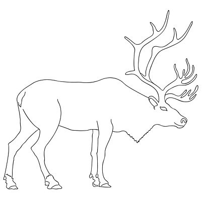 EPS 해외이미지 동물 계절 남자 실루엣 겨울 일러스트 포유류 자연 사슴 뿔 침묵 추위 흰색 사냥 심플 북쪽 순록 해외일러스트 컬러 촬영기법 사람 소리 방향 생태계 파일형식 벡터 이미지허브