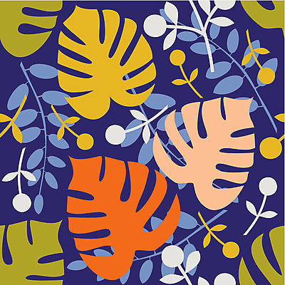 EPS 해외이미지 식물 화초 백그라운드 잎 꽃무늬 패턴 일러스트 자연 벽지 추상 장식 타일 구성 해외일러스트 꽃 무늬 생태계 파일형식 벡터 이미지허브