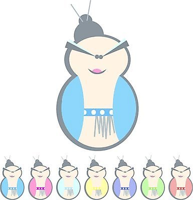 EPS 해외이미지 리본 어린이 일러스트 엄마 사람 소년 일본 중국 볼터치 피부 입술 코믹 번 해외일러스트 남자 아시아 빵 가족 신체부위 화장 파일형식 벡터 이미지허브