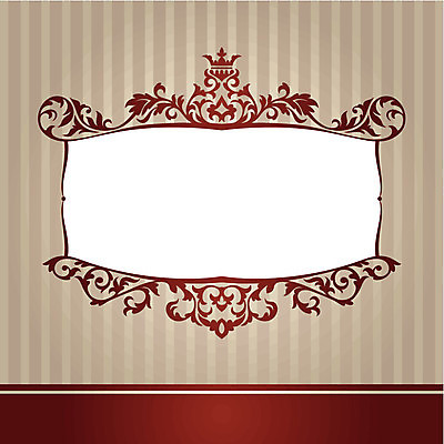 EPS 해외이미지 디자인 백그라운드 일러스트 추상 프레임 사람없음 줄무늬 앤티크 우아함 복고 스타일 해외일러스트 컨셉 무늬 파일형식 벡터 이미지허브