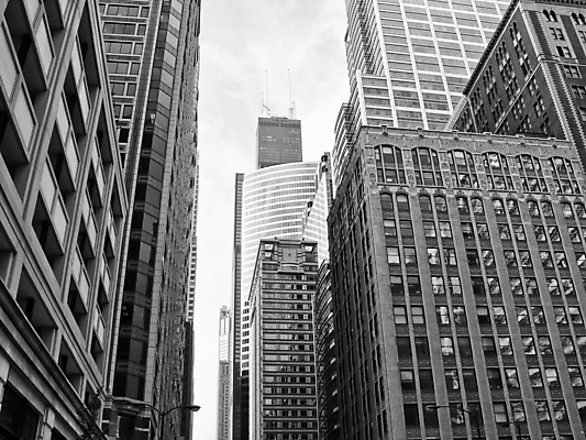 포토 JPG 해외이미지 흑백 사람없음 야외 건물 도시풍경 고층빌딩 미국 시카고 해외포토 건축물 북아메리카 촬영기법 풍경 빌딩 도시 파일형식 이미지허브