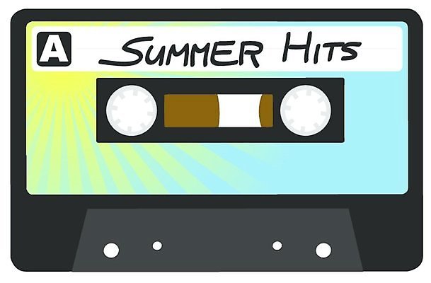 EPS 해외이미지 음악 일러스트 휴가 여름 태양 파티 맑음 소리 카세트테이프 복고 오디오 테이프 고립 해외일러스트 자연요소 계절 날씨 문화예술 문구용품 이벤트 전자제품 파일형식 벡터 이미지허브