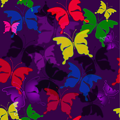 EPS 해외이미지 나비 패턴 일러스트 사람없음 컬러풀 화려 보라색배경 해외일러스트 컬러 곤충 백그라운드 컨셉 무늬 보라색 파일형식 벡터 이미지허브