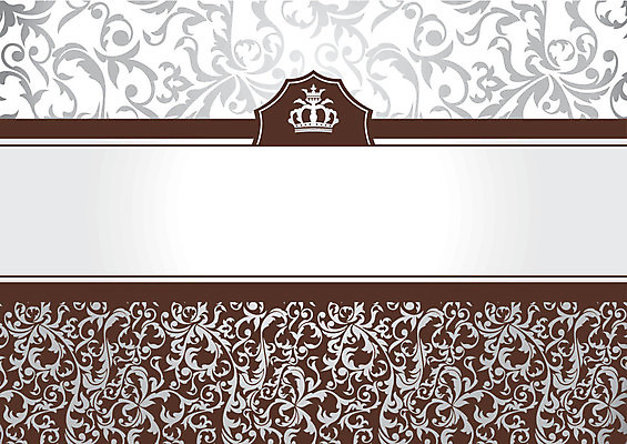 EPS 해외이미지 디자인 백그라운드 일러스트 추상 왕관 프레임 사람없음 갈색 앤티크 화려 우아함 은색 복고 해외일러스트 컬러 컨셉 무늬 파일형식 벡터 이미지허브