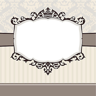 EPS 해외이미지 디자인 백그라운드 일러스트 추상 왕관 프레임 사람없음 앤티크 화려 우아함 복고 베이지색 스타일 해외일러스트 컬러 컨셉 무늬 파일형식 벡터 이미지허브