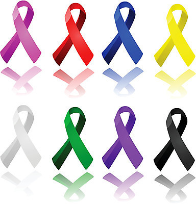 EPS 해외이미지 리본 분홍색 이동 컨셉 일러스트 그래픽 빨간색 초록색 파란색 빛 세트 반사 노란색 보라색 검은색 회색 흰색 그룹 가슴 수집 심볼 광택 암 에이즈 추모 해외일러스트 컬러 신체부위 질병 파일형식 벡터 이미지허브