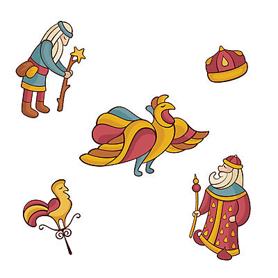 EPS 해외이미지 전신 노년 남자 일러스트 지팡이 동화 왕관 서기 두명 조형물 눈감음 마법사 잡기 왕 동화나라 수탉 노인남자만 동심 해외일러스트 모션 미술 사람 성인 닭 수컷 남자만 노인만 파일형식 벡터 이미지허브