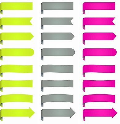 EPS 해외이미지 화살표 리본 분홍색 스티커 일러스트 사람없음 연두색 라벨 공백 회색 해외일러스트 컬러 프레임 초록색 파일형식 벡터 이미지허브