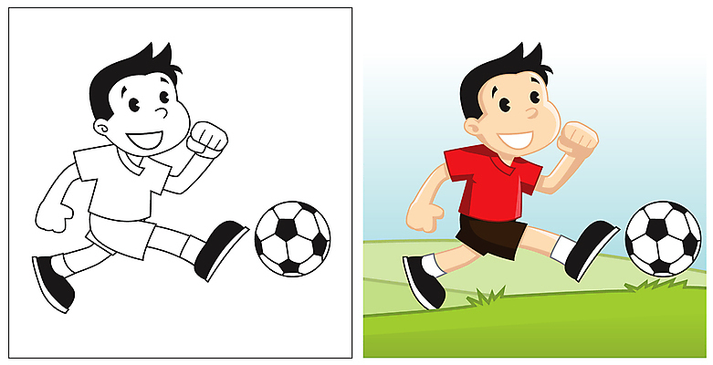 포토 JPG 해외이미지 행복 밭 공 놀이 하늘 소년 사람없음 초록색 달리기 축구 만화 언덕 해외포토 남자 감정 어린이 컬러 농업 모션 구기 파일형식 이미지허브