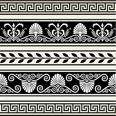 EPS 해외이미지 디자인 배너 꽃 문화 선 잎 패턴 일러스트 미술 그래픽 장식 골동품 우아함 심볼 그리스 묘사 오브젝트 복고 심플 윤곽 기하학 그리스인 비네팅 엘리먼트 스타일 반복 국경 해외일러스트 서양인 식물 유럽 컨셉 무늬 문화예술 촬영기법 파일형식 벡터 이미지허브