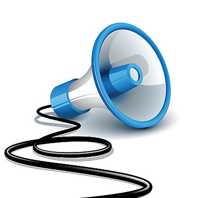 EPS 해외이미지 음악 일러스트 통신 뿔 파란색 확성기 소리 외침 발표 메시지 뉴스 오브젝트 일반 목소리 해외일러스트 컬러 문화예술 파일형식 벡터 이미지허브