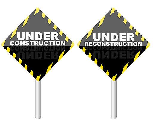 EPS 해외이미지 도로 백그라운드 일러스트 경고 컴퓨터 노란색 흰색 업무 수리 땅 아래 심볼 사인 문제 고립 복원 지원 해외일러스트 길 컬러 교통시설 전자제품 작업 방향 위치 파일형식 벡터 이미지허브