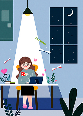 전신 여자 의자 일러스트 창문 엄마 조명 한명 들기 앉기 성인 책 태블릿 머그컵 야간 초승달 책상 성인여자한명만 안경낌 부모교육 국내일러스트 AI파일 자연요소 1 교육 안경 가구 가족 모션 사람 컵 전자제품 스마트기기 달 여자한명만 성인여자만 파일형식 벡터