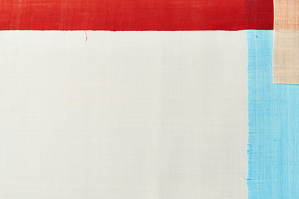 포토 JPG 스튜디오촬영 한국전통 백그라운드 실내 사람없음 빨간색 파란색 하이앵글 흰색 직물 천 배열 모시 흰배경 질감 겹침 원단샘플 국내포토 전통 뷰포인트 컬러 한국 내부 파일형식