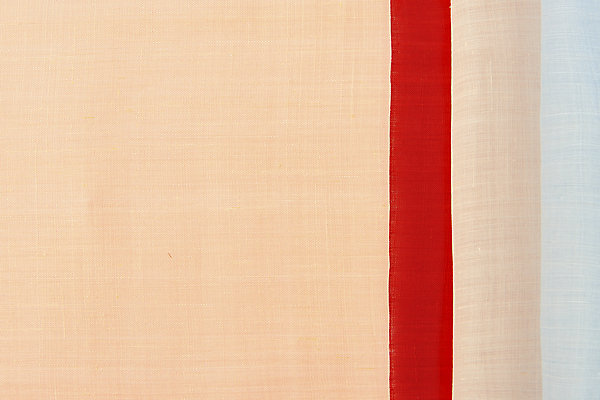 포토 JPG 스튜디오촬영 한국전통 백그라운드 실내 사람없음 빨간색 하이앵글 직물 천 모시 질감 겹침 베이지색 원단샘플 국내포토 전통 뷰포인트 컬러 한국 내부 파일형식