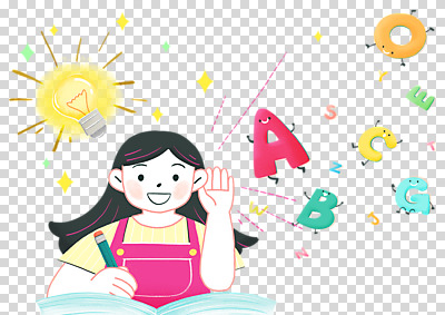 편집 편집이미지 알파벳 영어 여자 어린이 전구 여름방학 영어교육 한명 들기 누끼 소녀 상반신 책 연필 PNG 사교육 영어교실 영어듣기 소녀한명만 편집소스 문자 1 교육 모션 수업 방학 학용품 사람 필기구 여자한명만 소녀만 파일형식 여름_계절