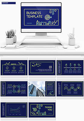 템플릿 화살표 회사 비즈니스 돋보기 화살 빌딩 사람없음 건물 초록색 세트 모니터 도시 과녁판 남색 PPT 프레젠테이션 문서템플릿 톱니바퀴 파일 꺾은선그래프 9P 이미지템플릿 건축물 컬러 그래프 컴퓨터 파일형식