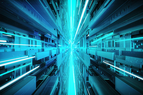 PSD 편집 편집이미지 백그라운드 미래 사람없음 파란색 빛 3D 사이버 디지털합성 가상공간 편집소스 편집3D 컬러 컨셉 파일형식