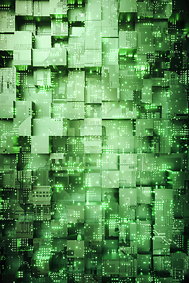 PSD 편집 편집이미지 백그라운드 미래 사람없음 초록색 빛 3D 사이버 디지털합성 편집소스 편집3D 컬러 컨셉 파일형식