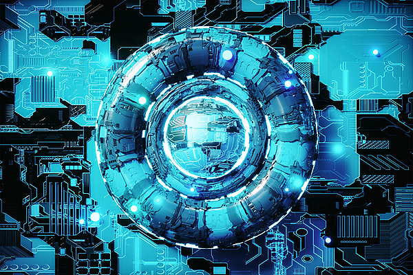 PSD 편집 편집이미지 백그라운드 인터넷 미래 사람없음 파란색 빛 3D 기계 회로판 사이버 디지털합성 전자회로 편집소스 편집3D 컬러 컨셉 파일형식