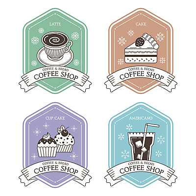 아이콘 커피 디저트 사람없음 세트 라벨 카페 조각케이크 커피잔 컵케이크 심볼 원두커피 머핀 아메리카노 아이스커피 라떼 아이스아메리카노 파스텔톤 디저트카페 2D아이콘 AI파일 음료 음식 빵 컬러 잔 프레임 케이크 상점 파일형식 벡터