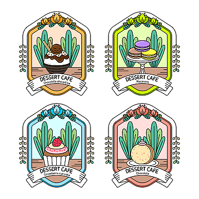 아이콘 꽃 잎 딸기 디저트 여름음식 사람없음 세트 컬러풀 라벨 초콜릿 카페 컵케이크 심볼 머핀 빙수 마카롱 롤케이크 제철음식 2D아이콘 AI파일 식물 음식 빵 컬러 과일 프레임 케이크 상점 제철 파일형식 벡터 여름_계절