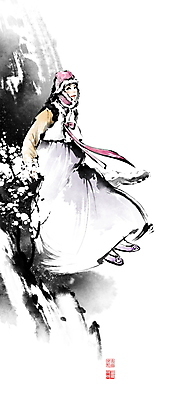 전신 PSD 여자 겨울 일러스트 캘리그라피 붓터치 눈꽃 털모자 한명 성인 바위 눈 동양화 번짐 낙관 걸터앉기 방한복 여자한복 성인여자한명만 국내일러스트 자연요소 모자_잡화 1 옷 계절 날씨 눈_날씨 미술 사람 앉기 돌_바위 한복 여자한명만 성인여자만 파일형식 효과