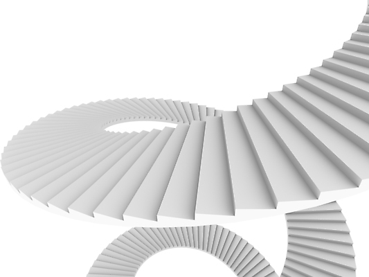 포토 JPG 해외이미지 건축양식 사다리 나선형 사람없음 컴퓨터그래픽 3D 계단 소용돌이 원형 단계 해외포토 도형 건축 무늬 그래픽 회오리 도구 디지털합성 파일형식 이미지허브