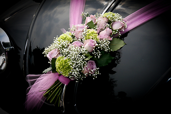 포토 JPG 해외이미지 커플 꽃 행복 감정 리본 꽃다발 결혼 자동차 사랑 사람없음 검은색 흰색 해외포토 식물 육상교통 컬러 관계 이벤트 파일형식 이미지허브