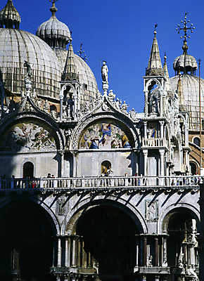 포토 JPG 해외이미지 유럽 건축양식 하늘 지붕 사람없음 파란색 이탈리아 베네치아 바실리카 해외포토 건축 나라 컬러 파일형식 이미지허브