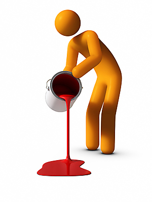 포토 JPG 해외이미지 남자 창조 미술 사람 사람없음 컴퓨터그래픽 빨간색 페인트 장비 액체 붓기 캔 떨어짐 컨테이너 만화 양동이 그림 예술가 화가 작업도구 흘림 해외포토 직업 산업 컬러 컨셉 모션 문화예술 그래픽 도구 파일형식 이미지허브