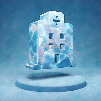 포토 JPG 해외이미지 병원 사람없음 건물 파란색 3D 얼음 입체 오브젝트 해외포토 자연요소 건축물 컬러 의학 디지털합성 파일형식 이미지허브