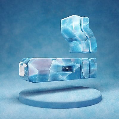 포토 JPG 해외이미지 흡연 담배 사람없음 파란색 3D 얼음 입체 오브젝트 해외포토 자연요소 컬러 디지털합성 파일형식 이미지허브