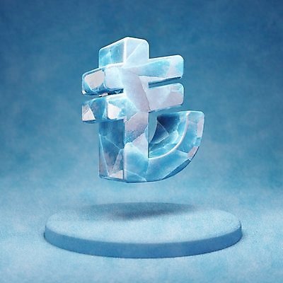 포토 JPG 해외이미지 사람없음 파란색 3D 얼음 입체 오브젝트 리라 리라기호 해외포토 자연요소 기호 컬러 디지털합성 파일형식 이미지허브