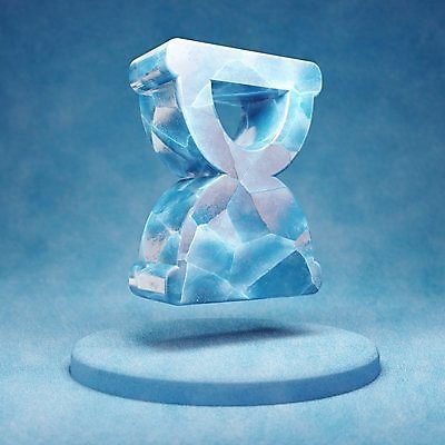 포토 JPG 해외이미지 사람없음 파란색 3D 얼음 시간 모래시계 입체 오브젝트 해외포토 자연요소 모래 시계 컬러 디지털합성 파일형식 이미지허브