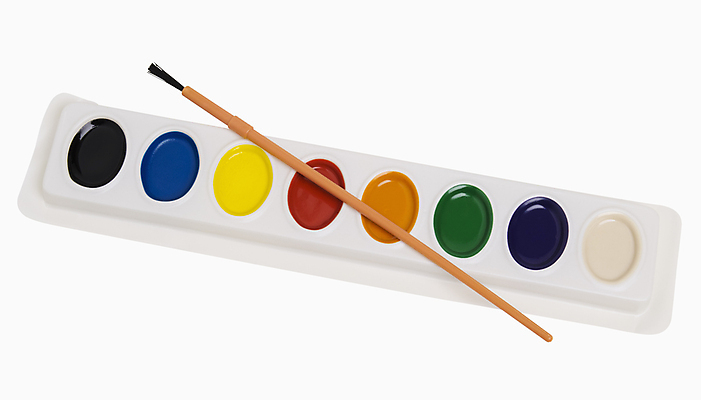 포토 JPG 해외이미지 클리핑패스 오렌지 미술 사람없음 빨간색 초록색 파란색 노란색 보라색 검은색 페인트 흰색 붓 냄비 오브젝트 페인트붓 고립 해외포토 컬러 과일 문화예술 솥 파일형식 이미지허브