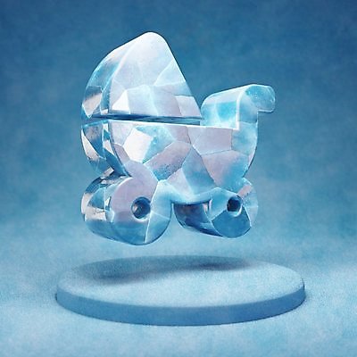 포토 JPG 해외이미지 사람없음 파란색 3D 얼음 입체 오브젝트 해외포토 자연요소 컬러 디지털합성 파일형식 이미지허브