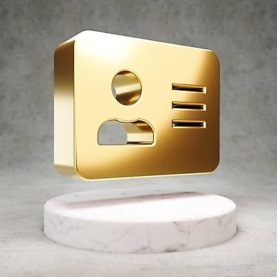 JPG 해외이미지 일러스트 사람없음 3D 디지털 금색 황금 심볼 광택 신분증 해외일러스트 컬러 디지털합성 증명서 파일형식 이미지허브