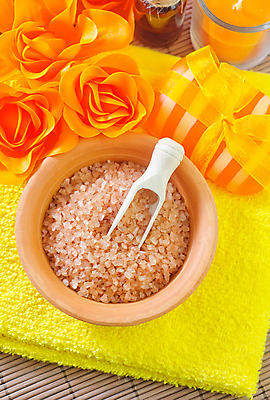 포토 JPG 해외이미지 꽃 리본 사람없음 수건 주황색 스파 스파용품 비누 향초 스쿱 입욕소금 해외포토 식물 컬러 초 위생용품 미용용품 오브젝트 소금 파일형식 이미지허브